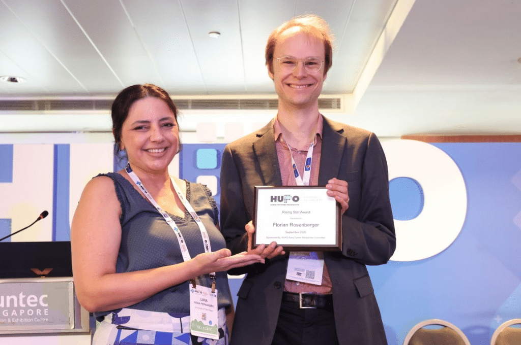 Featured image for Florian Rosenberger receives ECR Rising Star Award at HUPO 2026
